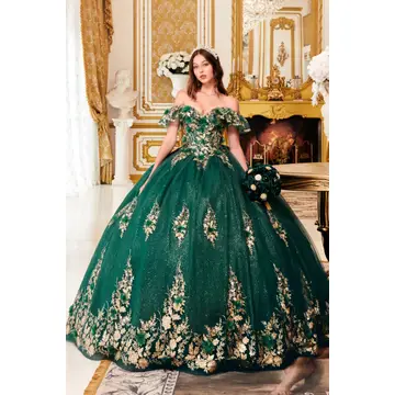 Floral Off the Shoulder Quince Dress
Style: GV15701
Size: XS - 3XL
Emerald Green