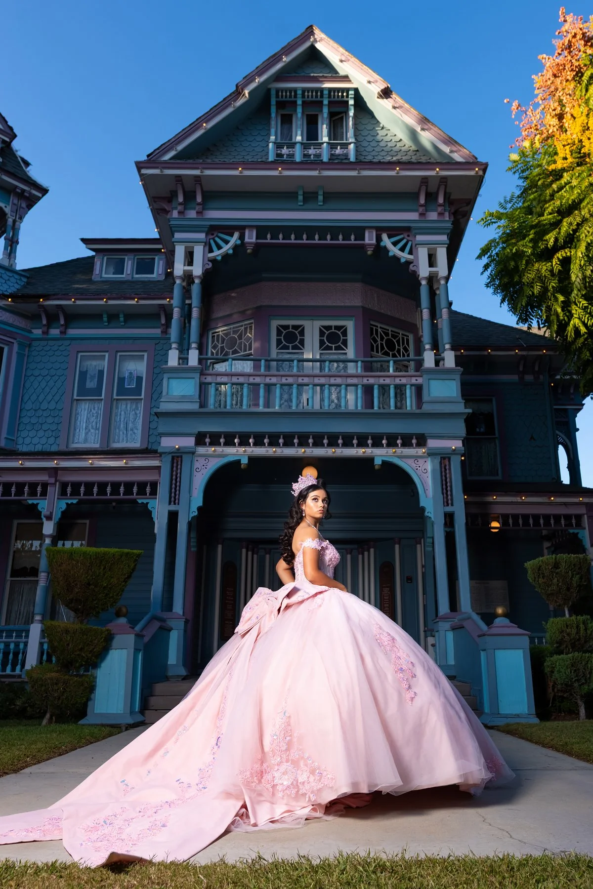 Quince dress w/  Large Removable Bow
Style: GVC3130
Size: XS - 3XL
Blush