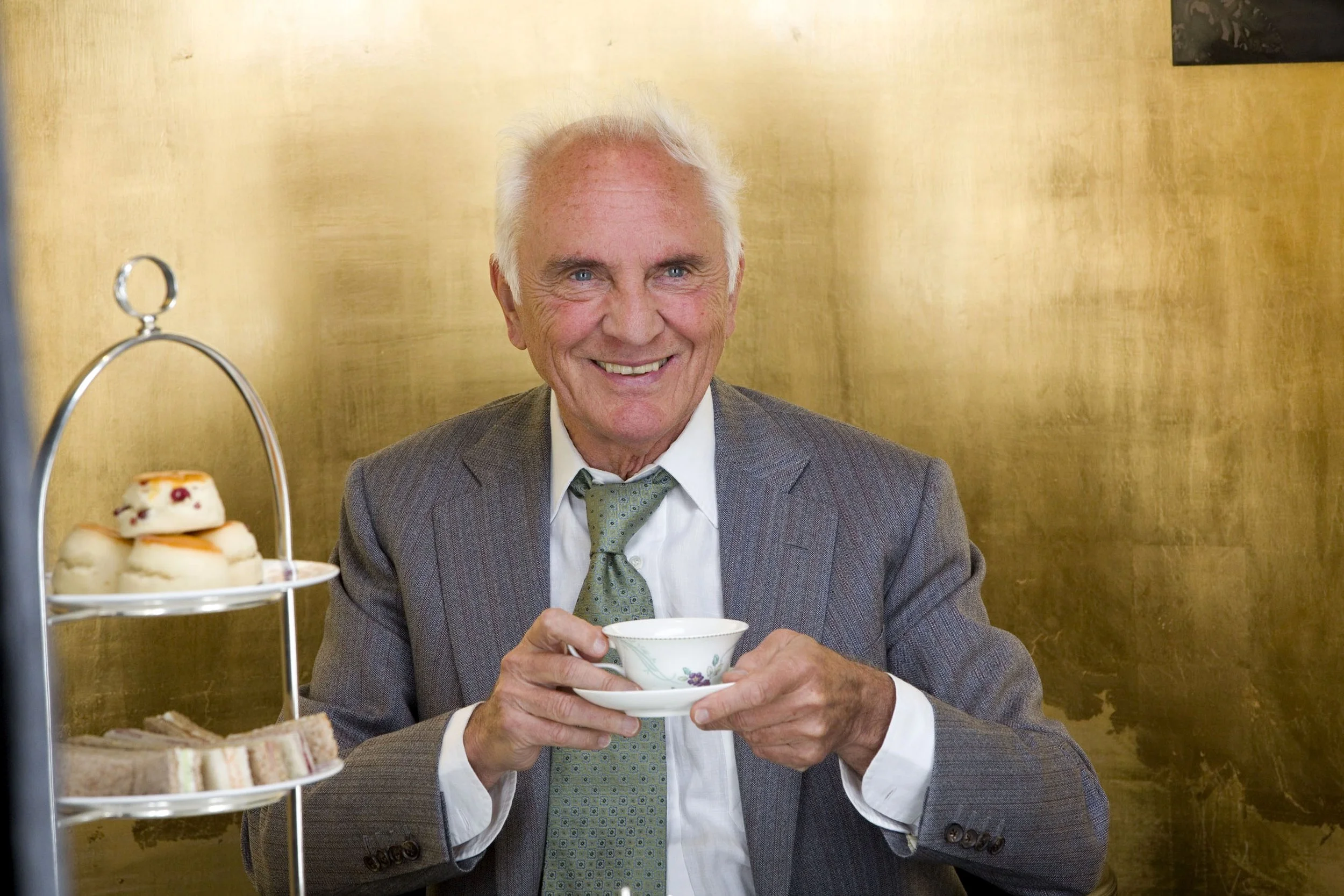 Terence Stamp Savoy Hotel London