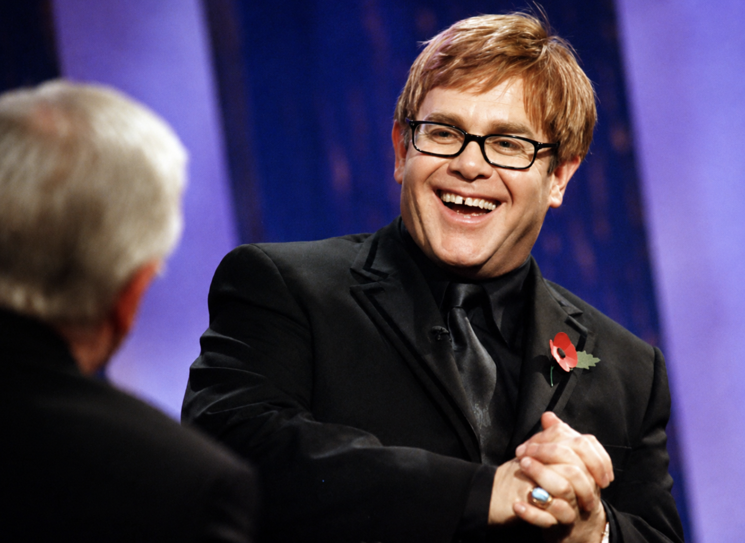 Elton John on the Parkinson Show BBC London
