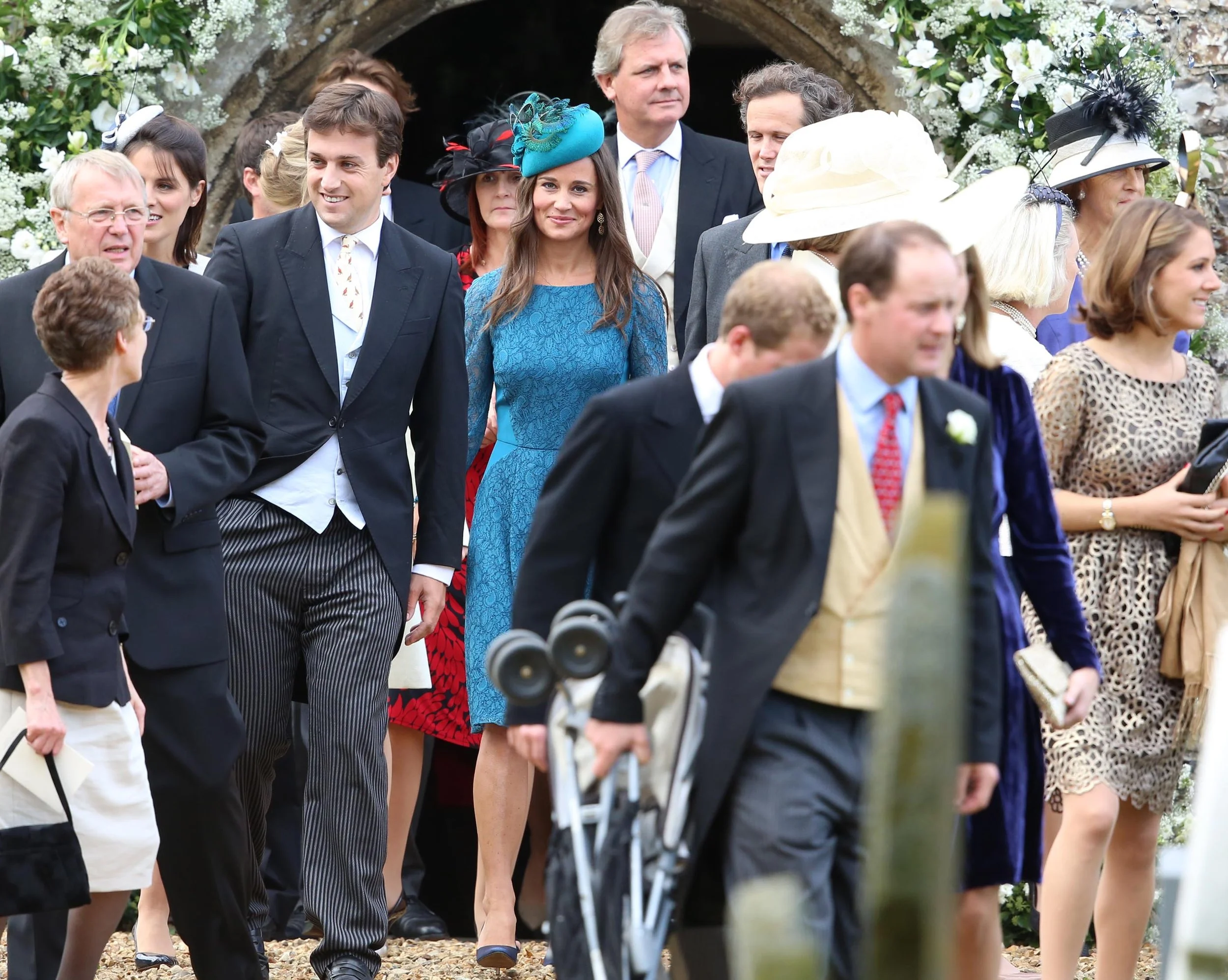 Pippa Middleton at a society wedding