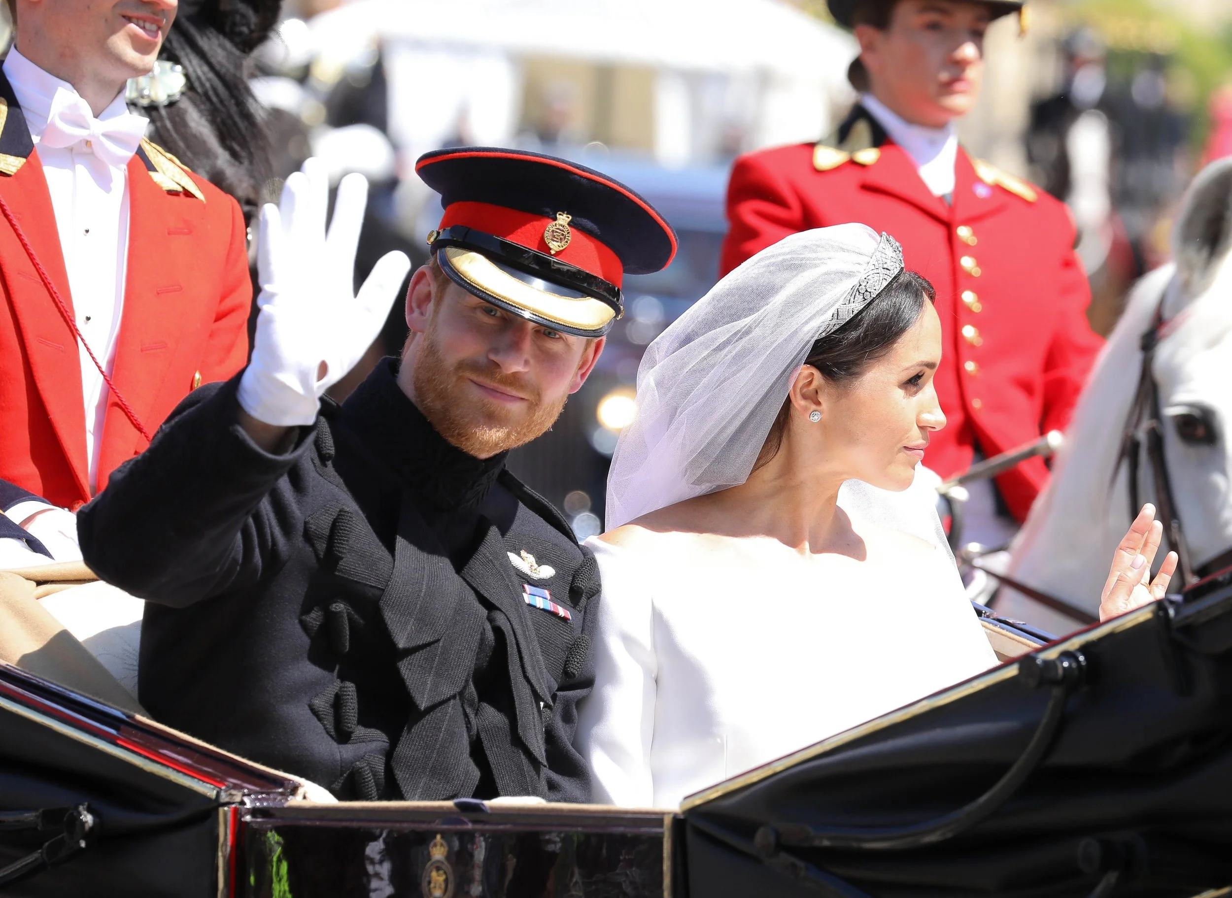 Prince Harry and Meghan Markle wedding day Windsor Berkshire
