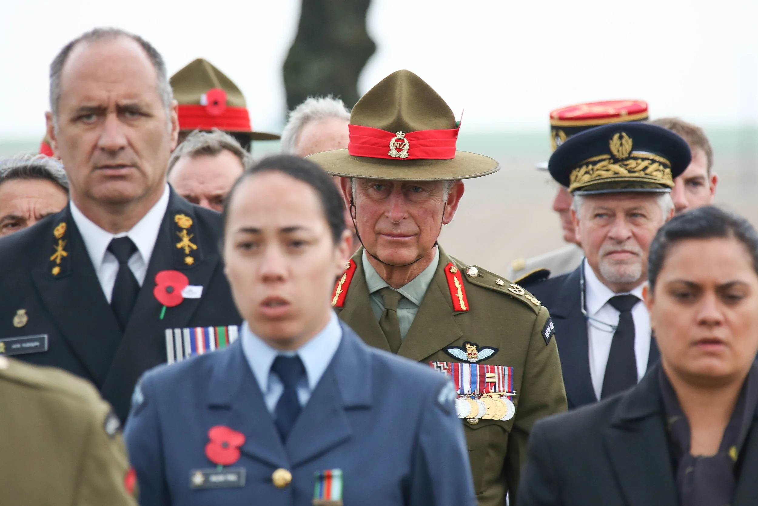 King Charles at a New Zealand Somme memorial France