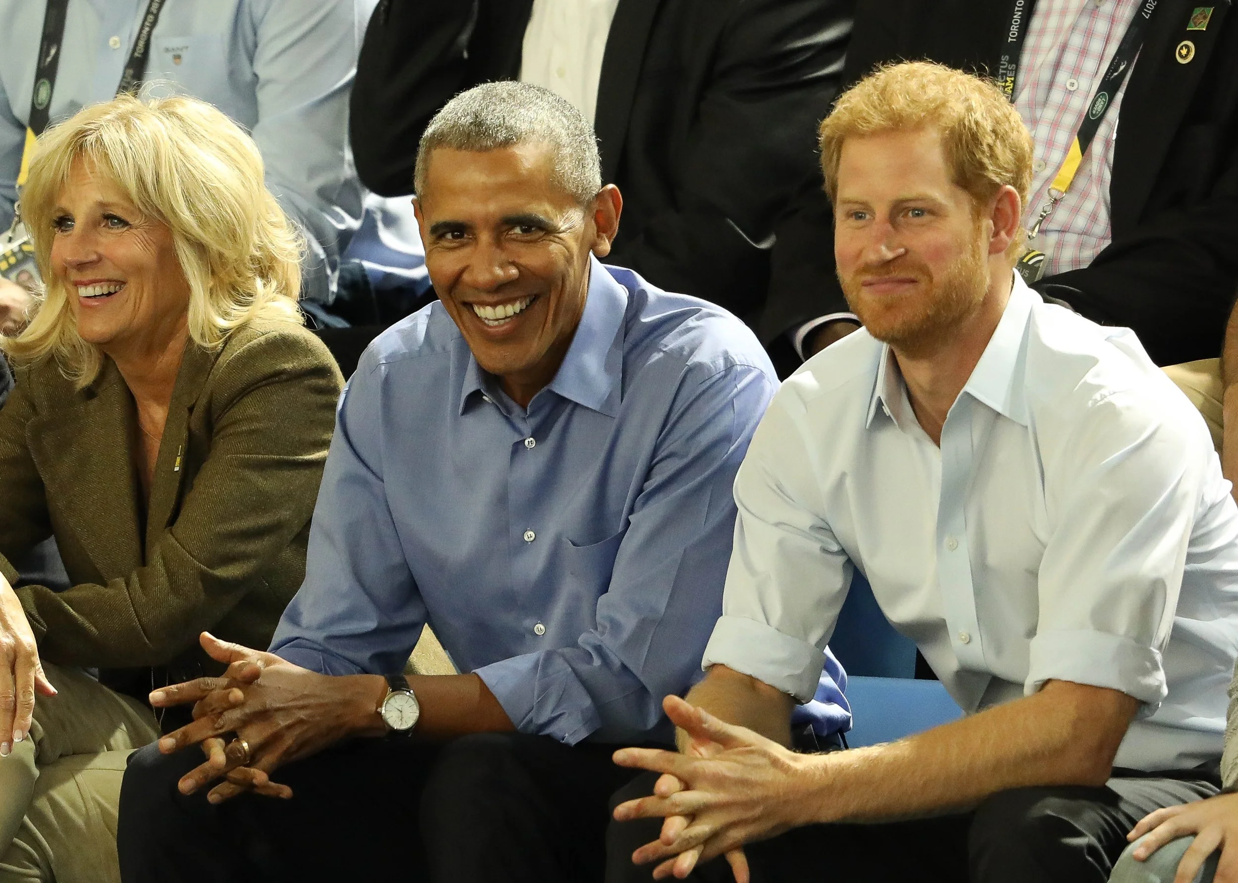Mrs Biden, Barack Obama, Prince Harry