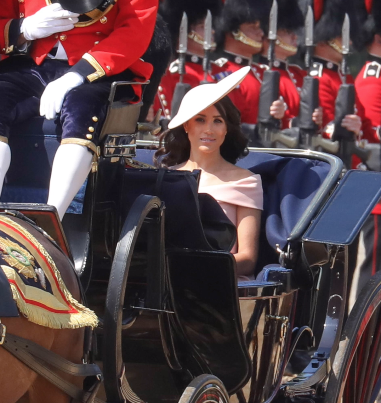 Meghan Markle Horseguards parade in carriage