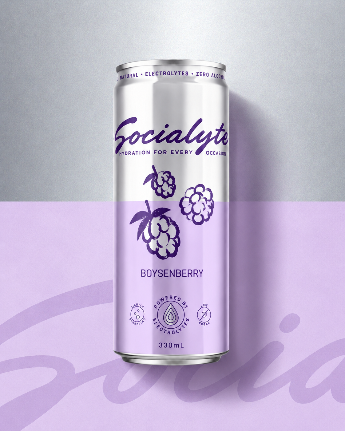 Boysenberry Socialyte Hydration Can.png