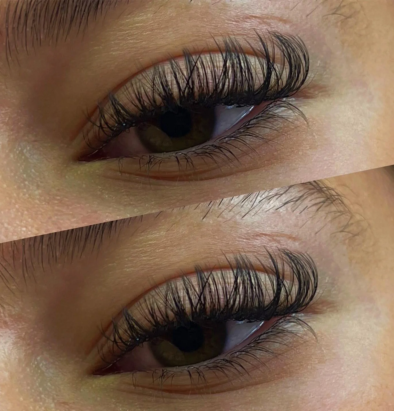 Close-up of a human eye, showing detailed eyelashes, iris, and surrounding skin.