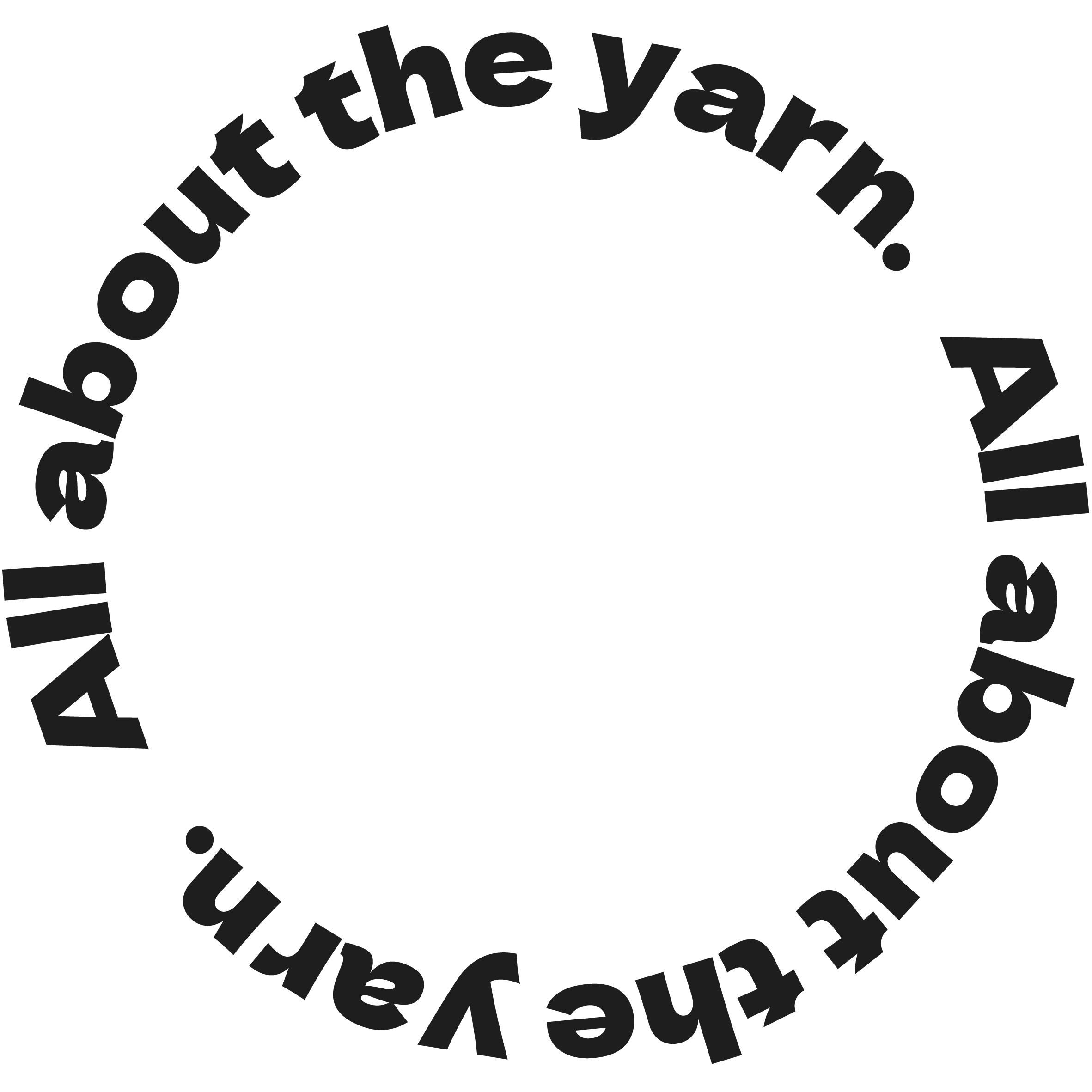 All about the yarn.