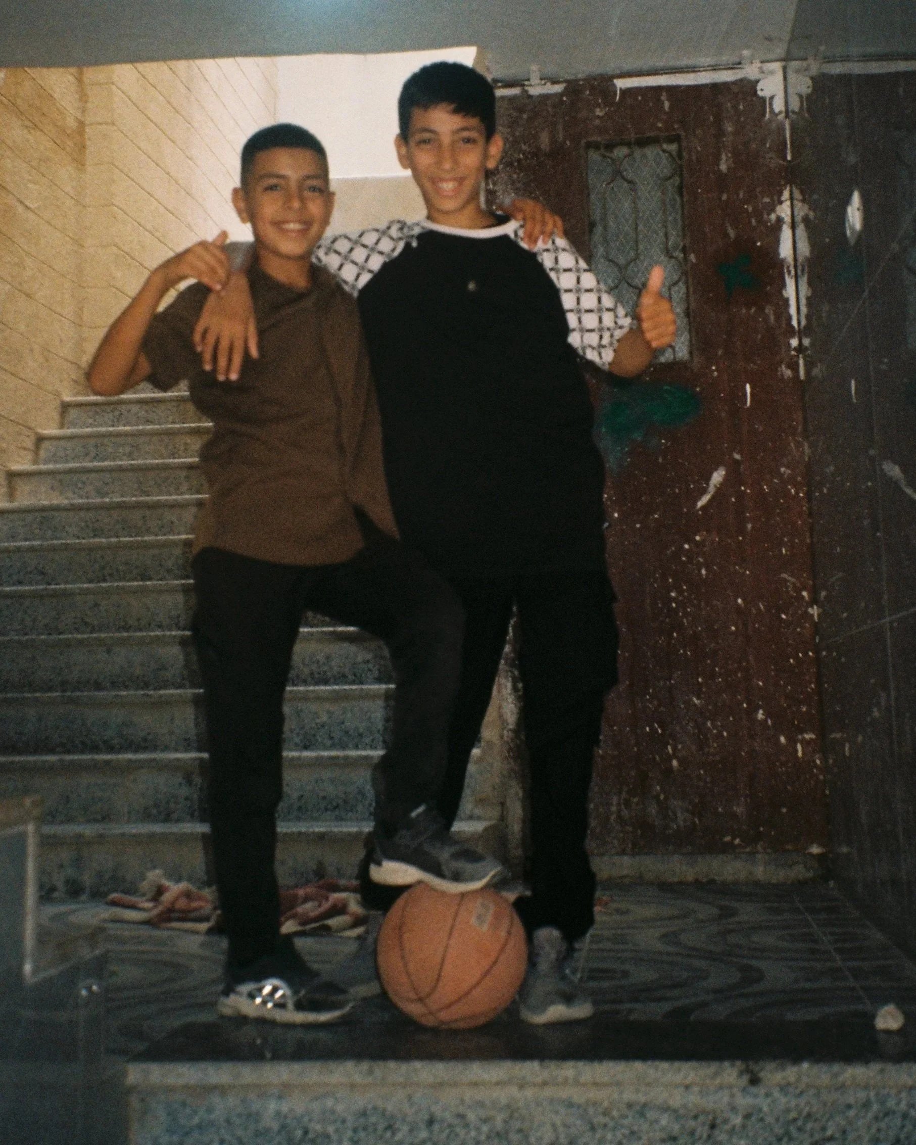 Students at Al-Arroub Refugee Camp