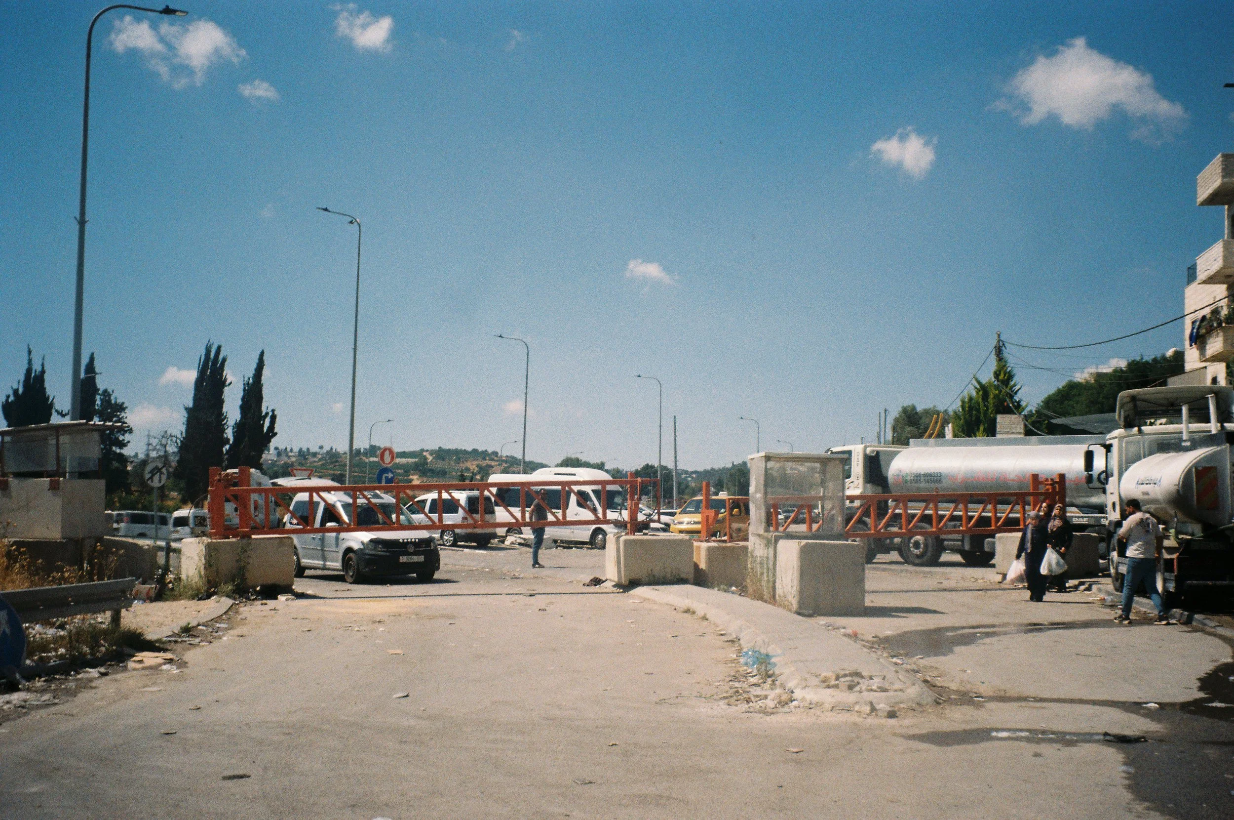 Gates of Al-Arroub Refugee Camp