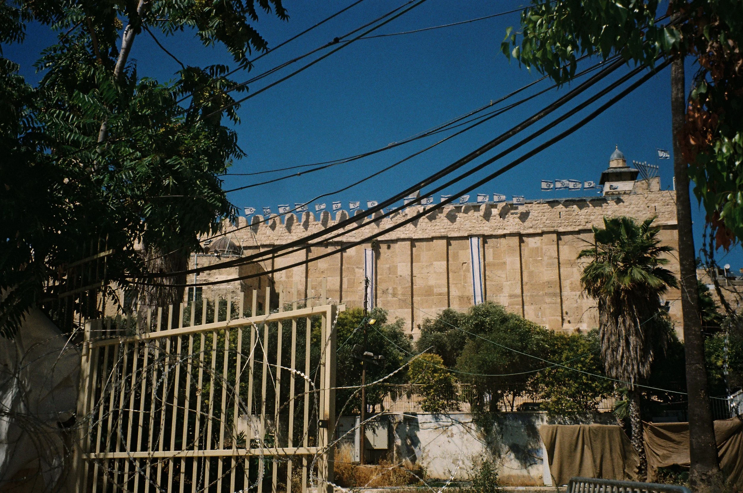 Israeli Flags Around Ibrahami Mosque