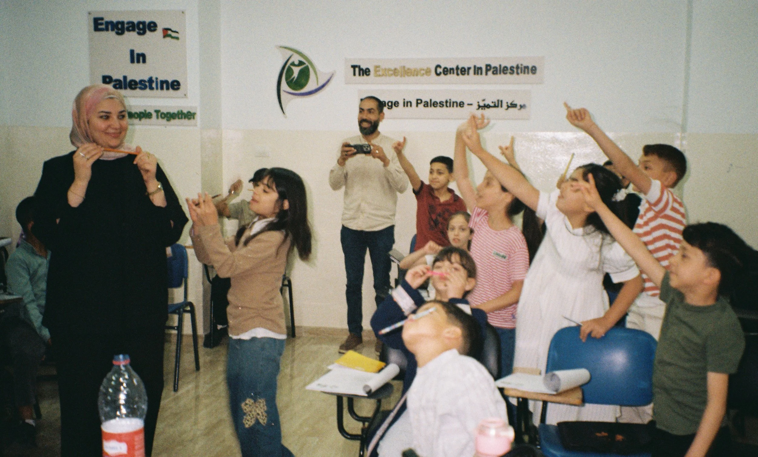 Jomana Engages Eager Students at The Excellence Center