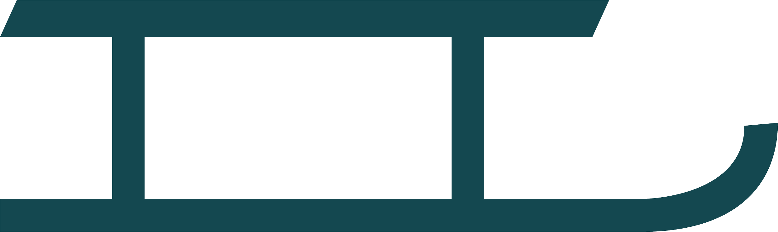 Das Bild zeigt das Logo des Fernsehsenders DMAX, das aus großen, schwarzen, blockartigen Buchstaben mit einem dunklen Hintergrund besteht.