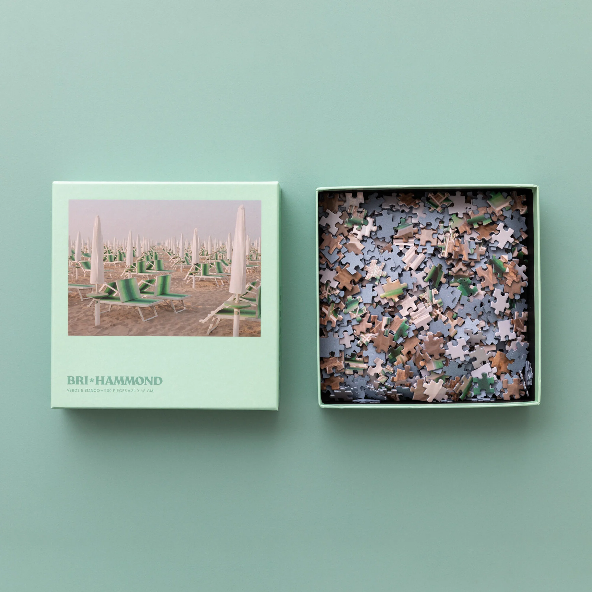 JIGSAW PUZZLE - Verde e bianco
