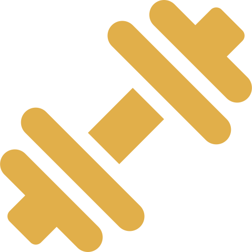 Icon of a syringe in gold color.