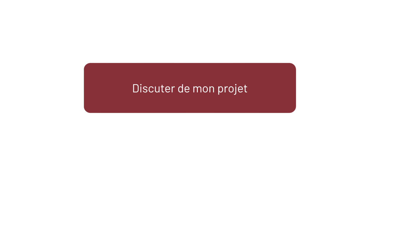 Diagramme de processus avec étape principale 'Discuter de mon projet' en gras et en surbrillance, entourée par des étapes secondaires liées à la préparation, la planification et la finalisation du projet.