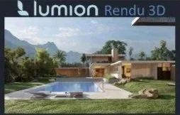 Une résidence moderne avec une piscine extérieure dans un environnement verdoyant, surplombant des montagnes en arrière-plan.
