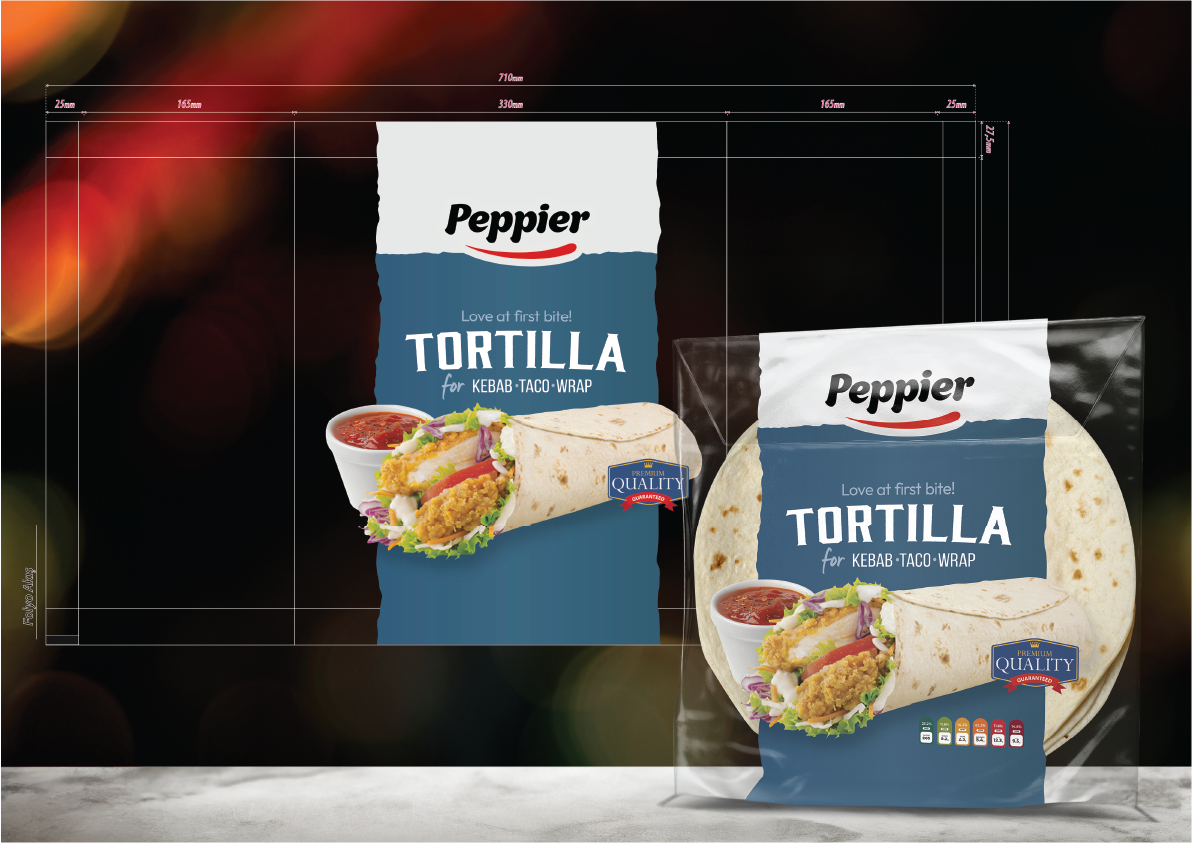 peppier tortilla production artwork