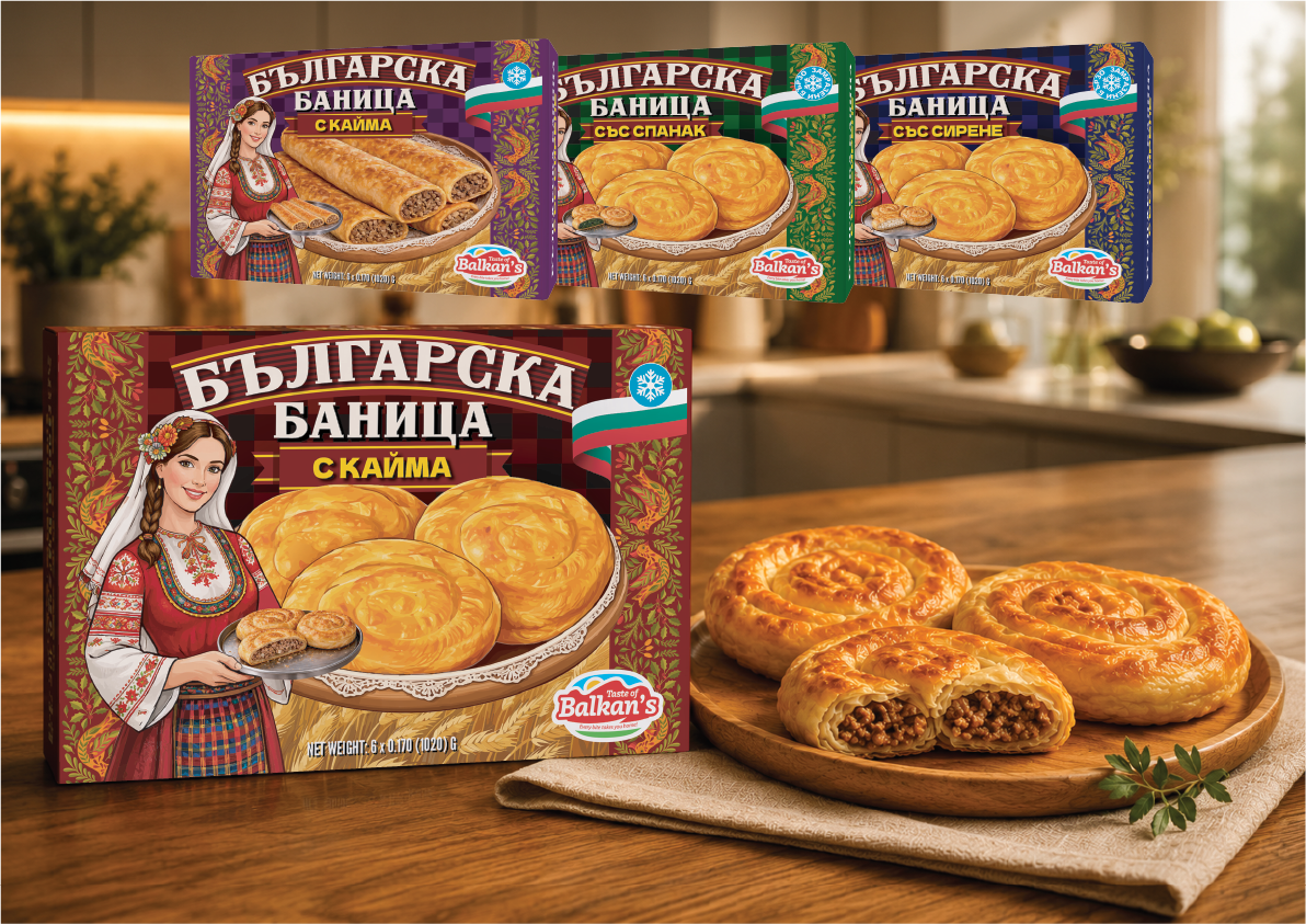 taste of balkan's bulgarian pastry production artwork