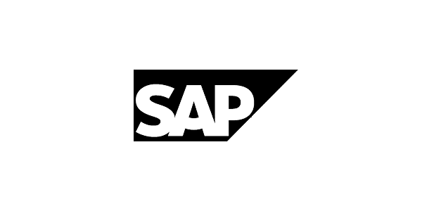 Das SAP-Logo auf weißem Hintergrund.