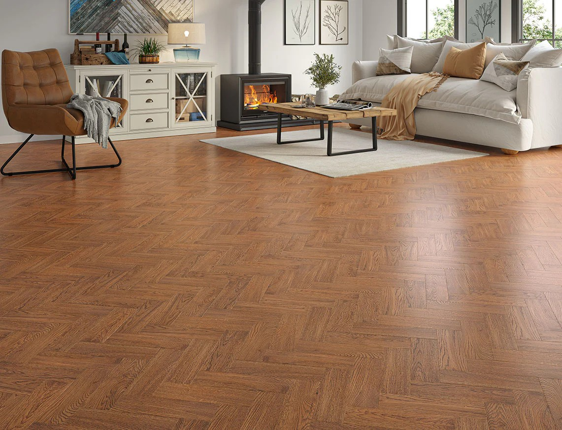 Bowland Oak Engineered Wood 10/3mm £46.66/m2