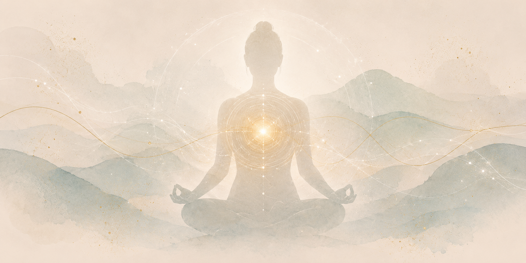 Darstellung der spirituellen Ebene bei der ganzheitlichen TimeWaver Analyse