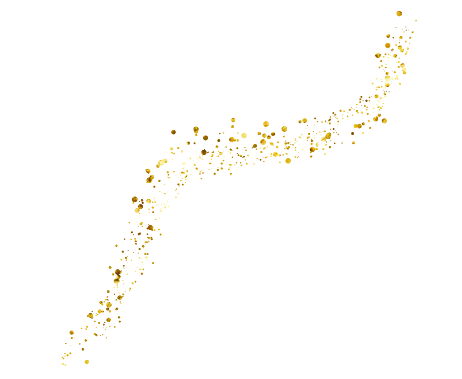 Goldener Glitzer