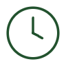 A simple clock showing the time as 3:00.