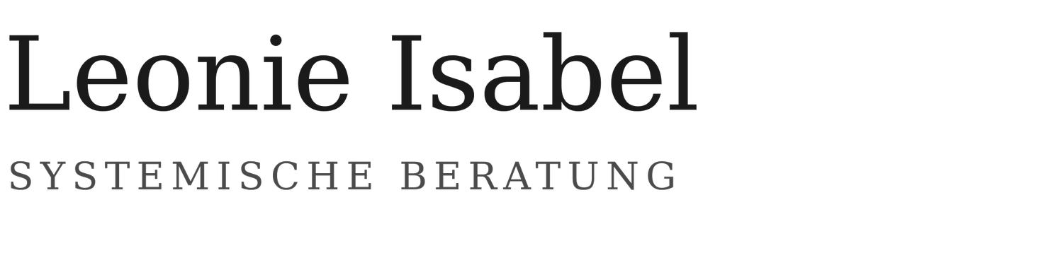 Leonie Isabel · Systemische Beratung