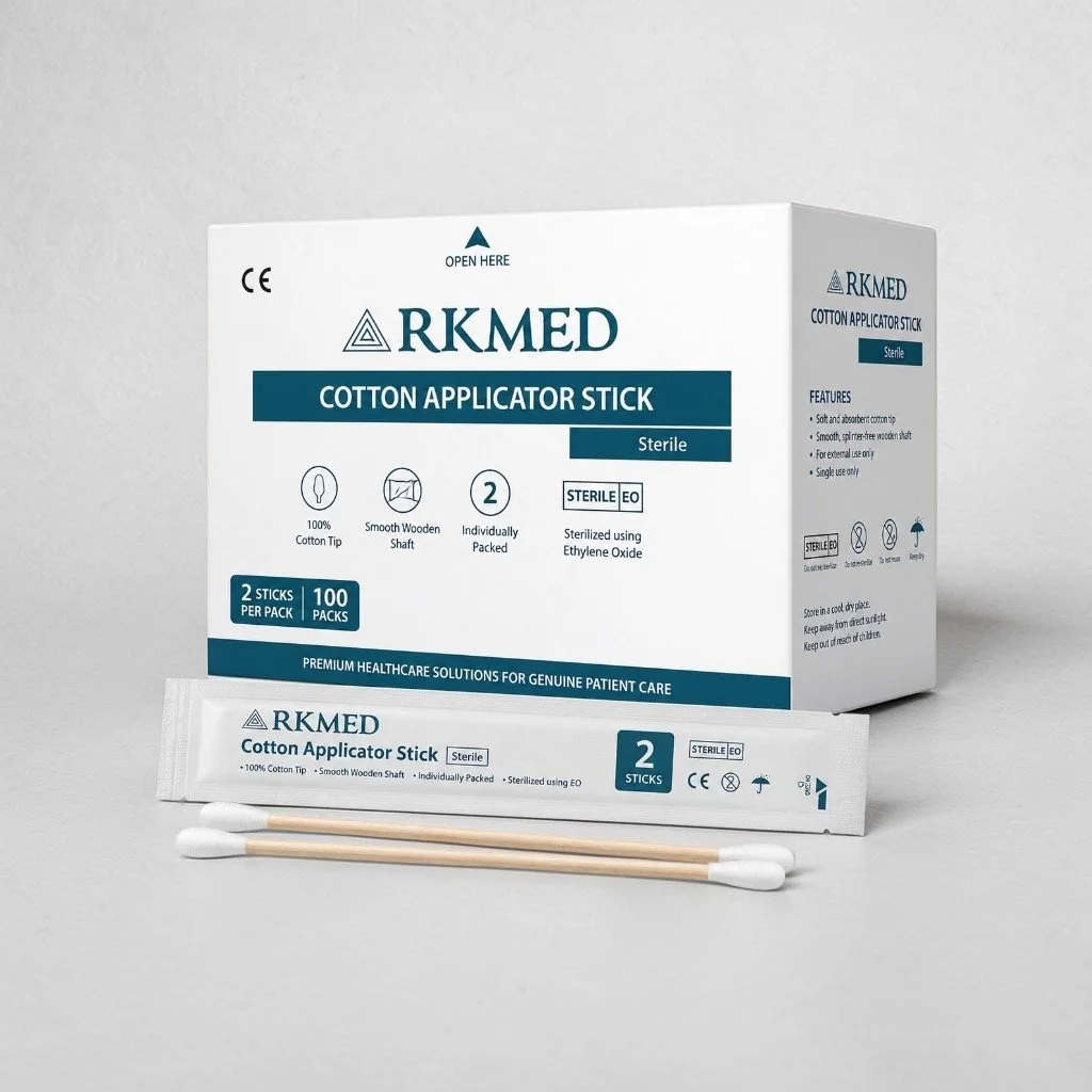 ARKMED® COTTON APPLICATOR STICK