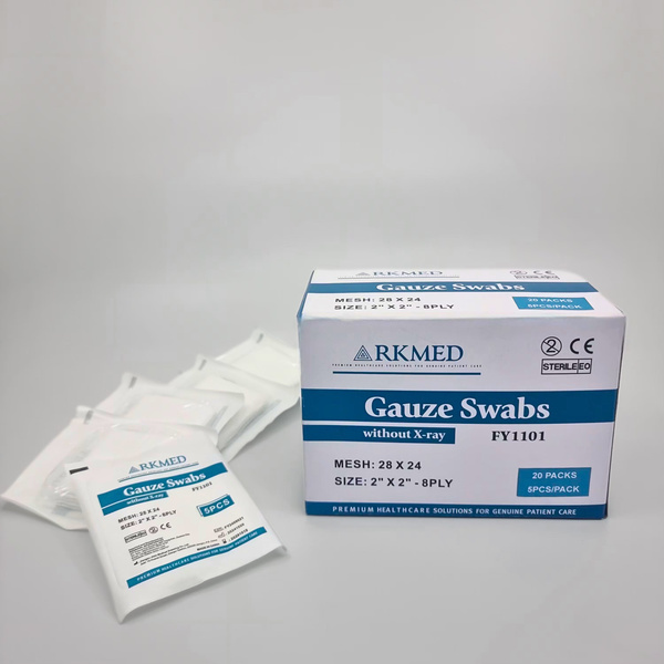 ARKMED®  STERILE GAUZE PAD (PACK OF 5's) | 2x2in.-8ply and 4x4in.-8ply