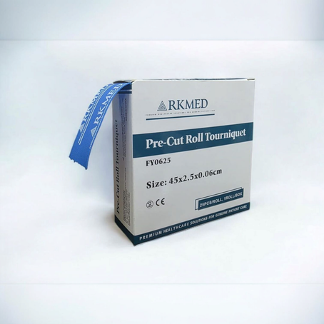 ARKMED® LATEX-FREE TOURNIQUET | per box of 25's pre-cut roll