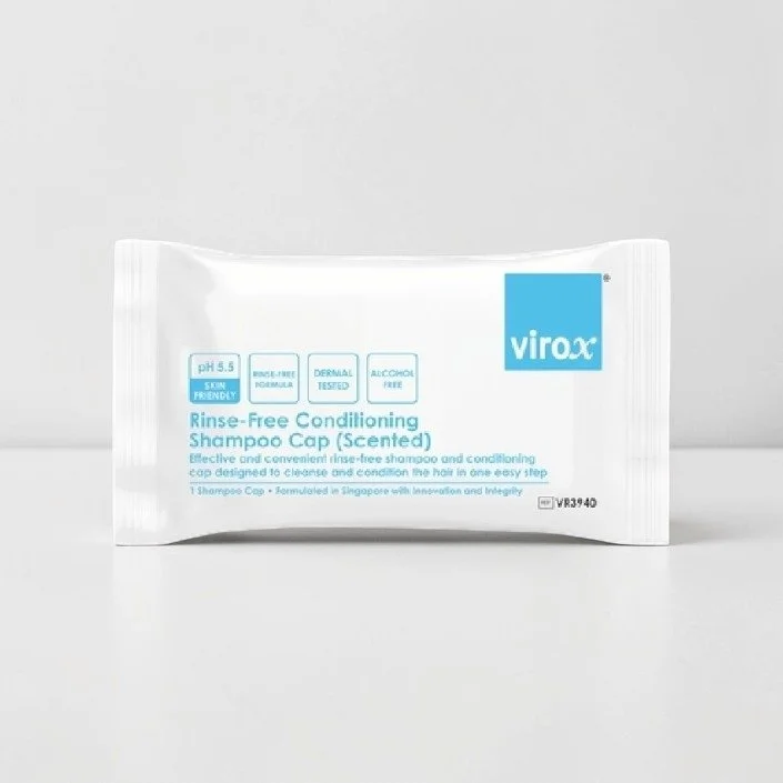 VIROX® RINSE-FREE CONDITIONING SHAMPOO CAP (SCENTED)