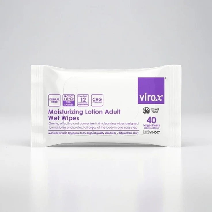 VIROX® MOISTURIZING LOTION ADULT WET WIPES