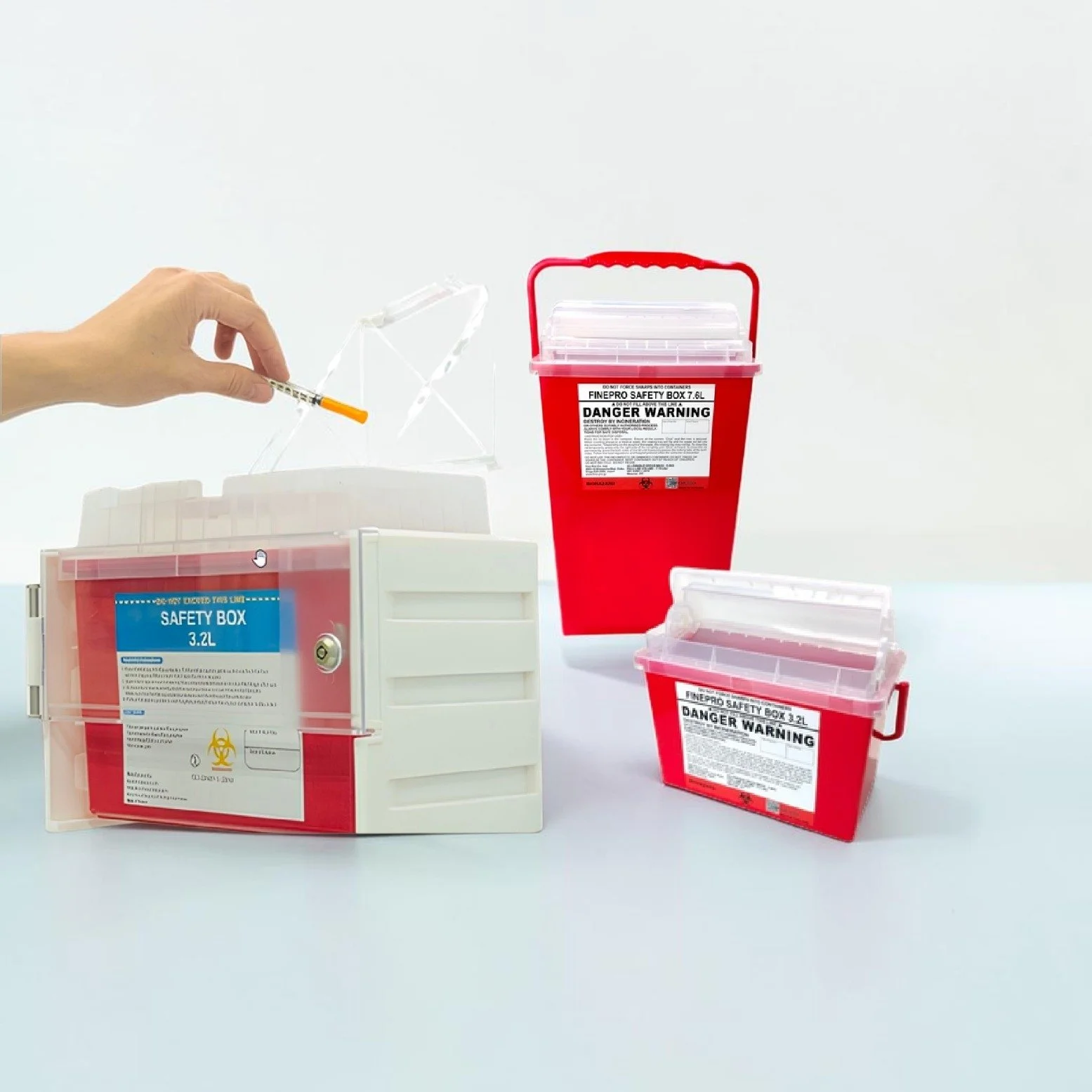 FINE PRO SAFETY BOX WALL-MOUNTED LOCKING CABINET