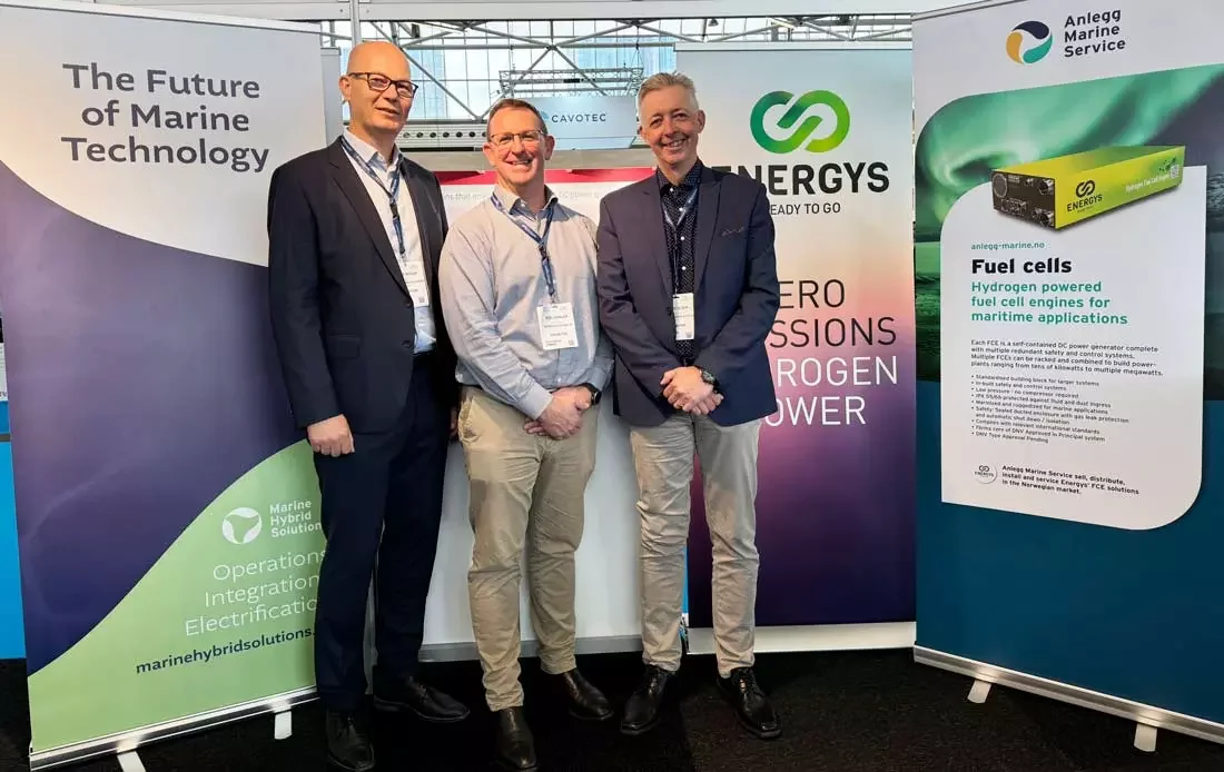 Energys and Anlegg Launch Marine Fuel Cell Technology in Norway