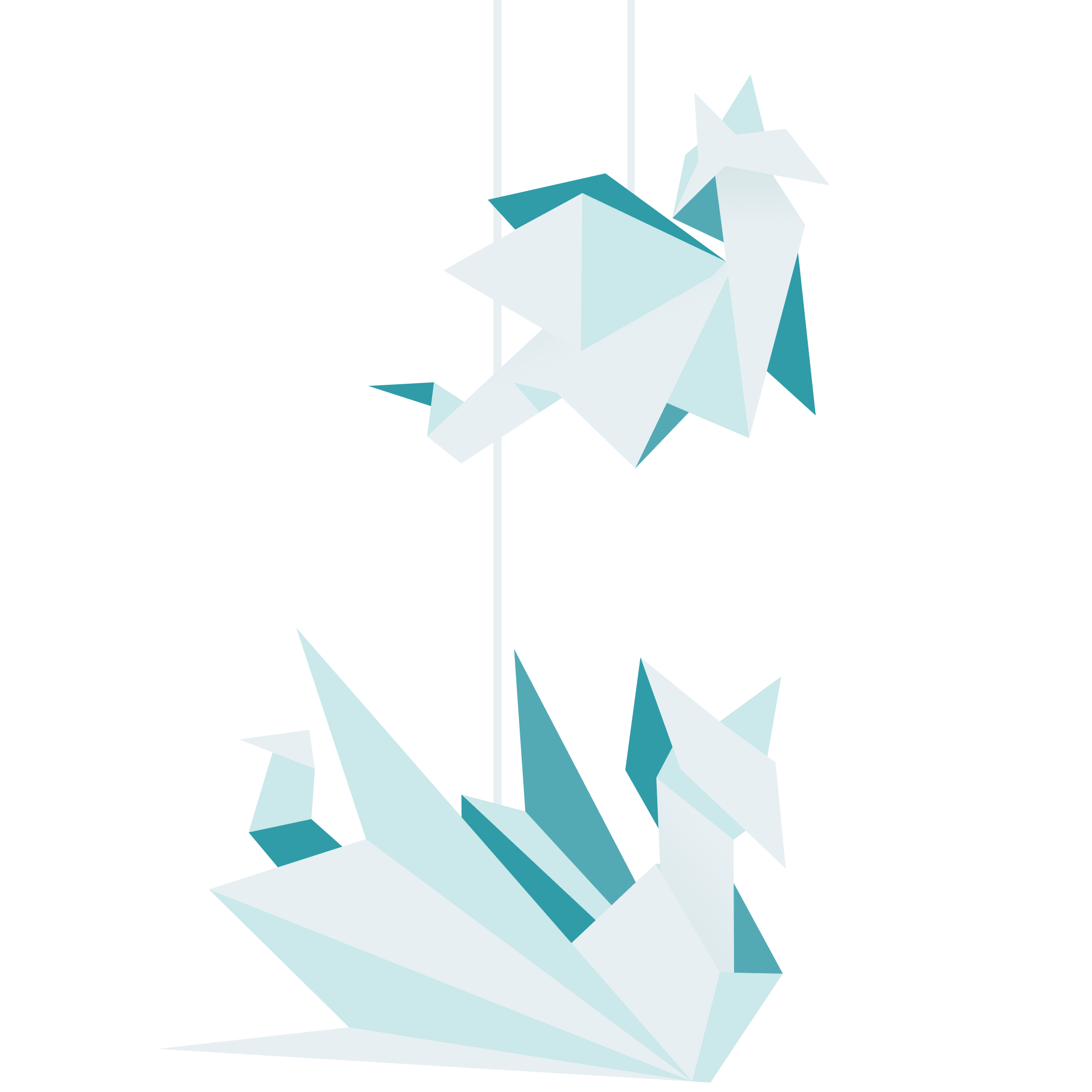 Paper Origami Dragons
