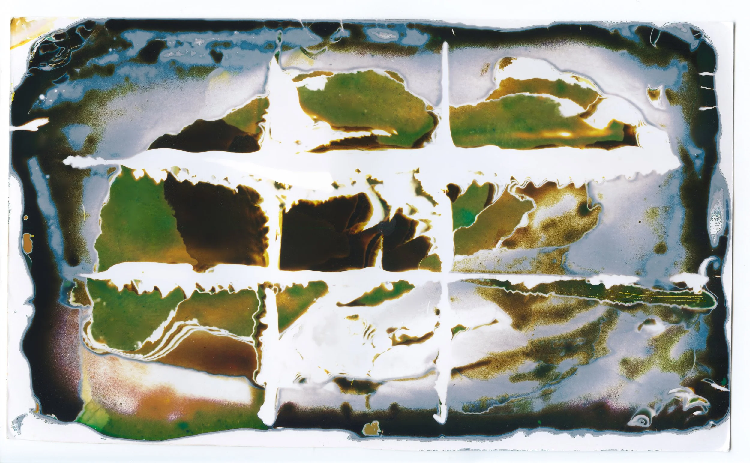 Growth (2025) - Flour on RA4 photo paper alternated in chemistry