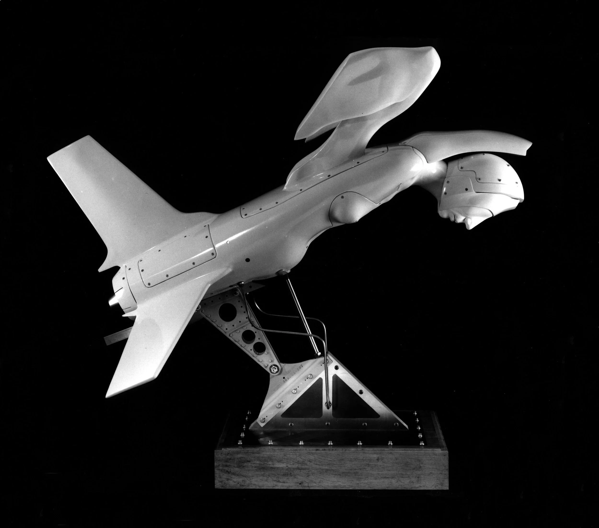 11. Rheintochter, 1985 fibreglass, wood and metal.jpg
