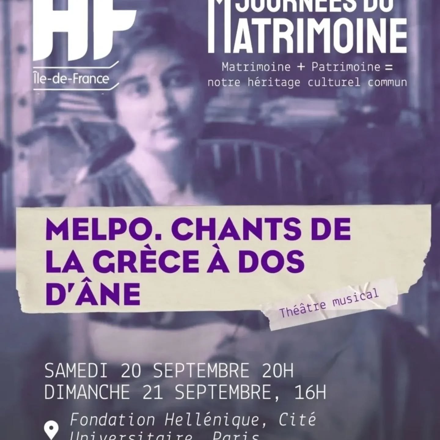 Fi&egrave;re de vous pr&eacute;senter ce nouveau spectacle qui me touche de si pr&egrave;s !!!
Avec les formidables @violetteboulangervioloniste &amp; @o_enida_s !!!
Les samedi 20 &agrave; 20h et dimanche 21 &agrave; 16h prochains, je pr&eacute;sente