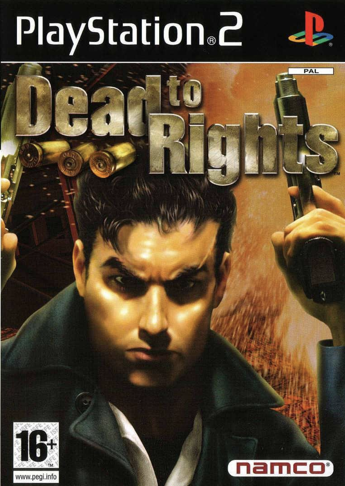 Cover art for the PS2 version of Dead To Rights