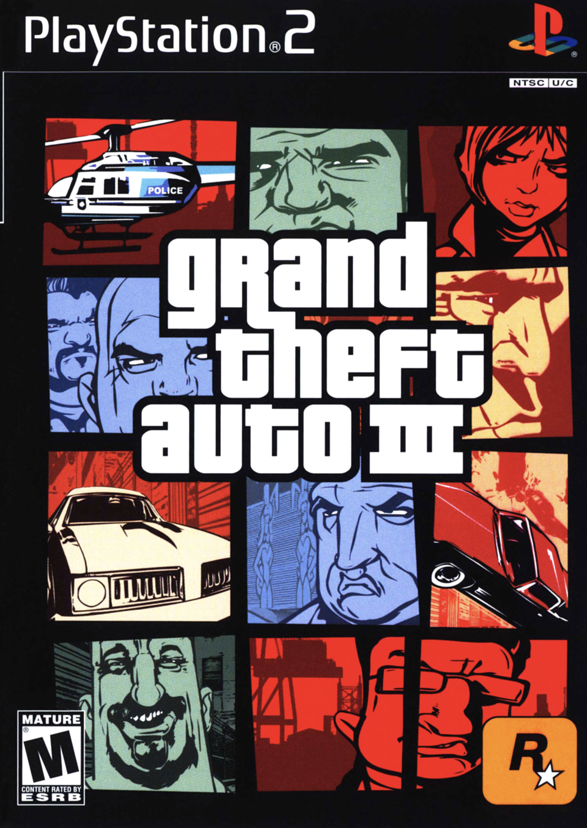 Cover art for the PS2 version of GTA3