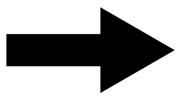 Black right-pointing arrow on a white background.