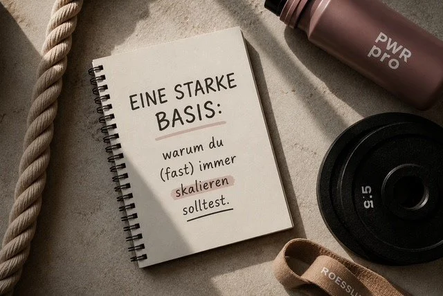 Eine starke Basis: Warum du (fast) immer skalieren solltest