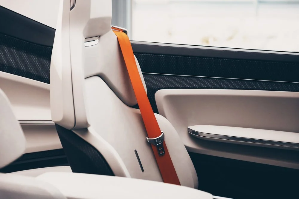 Interior details of Polestar 6 in Helsinki Polestar Space, photographed by Annika Miftakhova