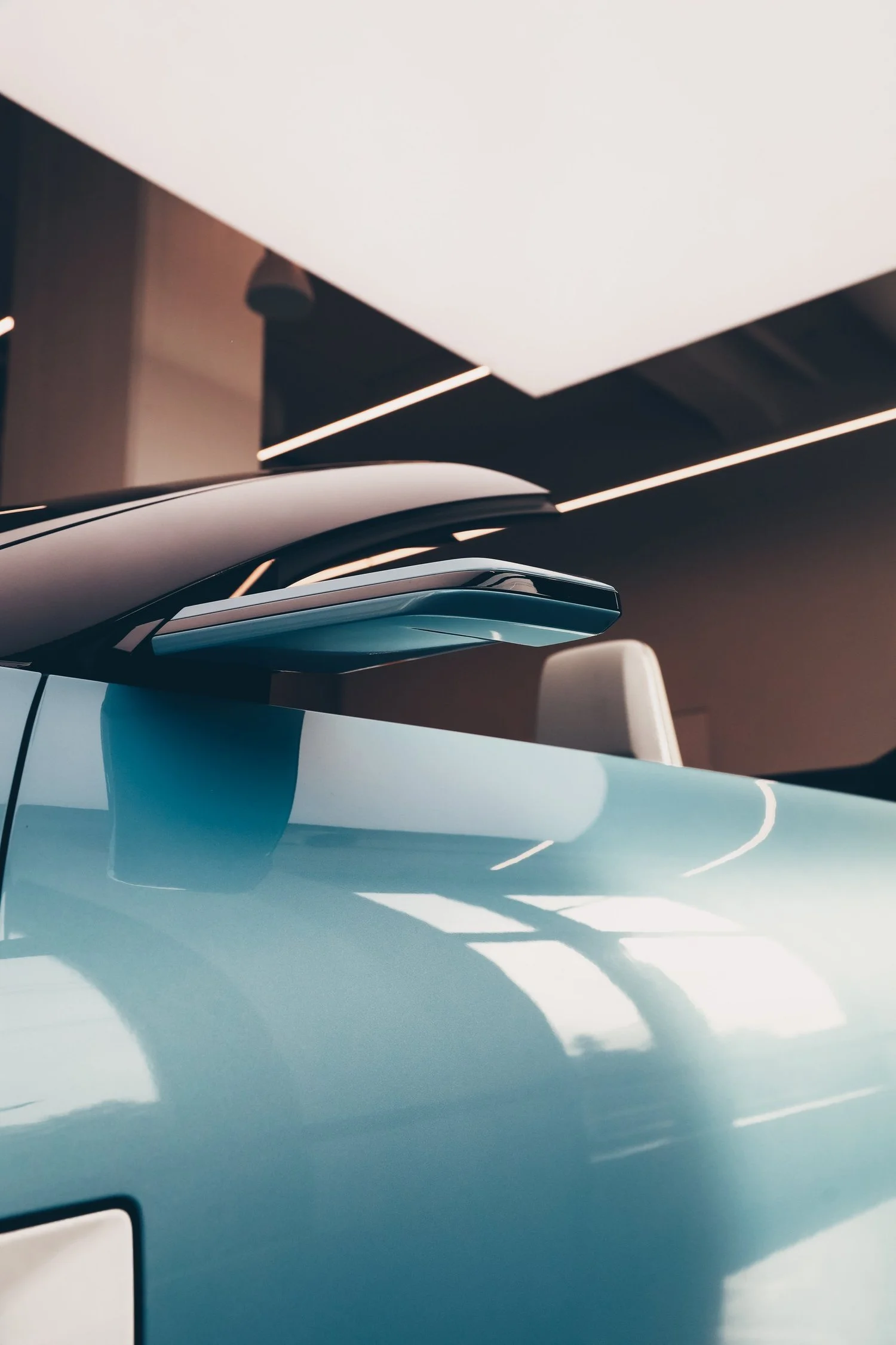 Exterior details of Polestar 6 in Helsinki Polestar Space, photographed by Annika Miftakhova