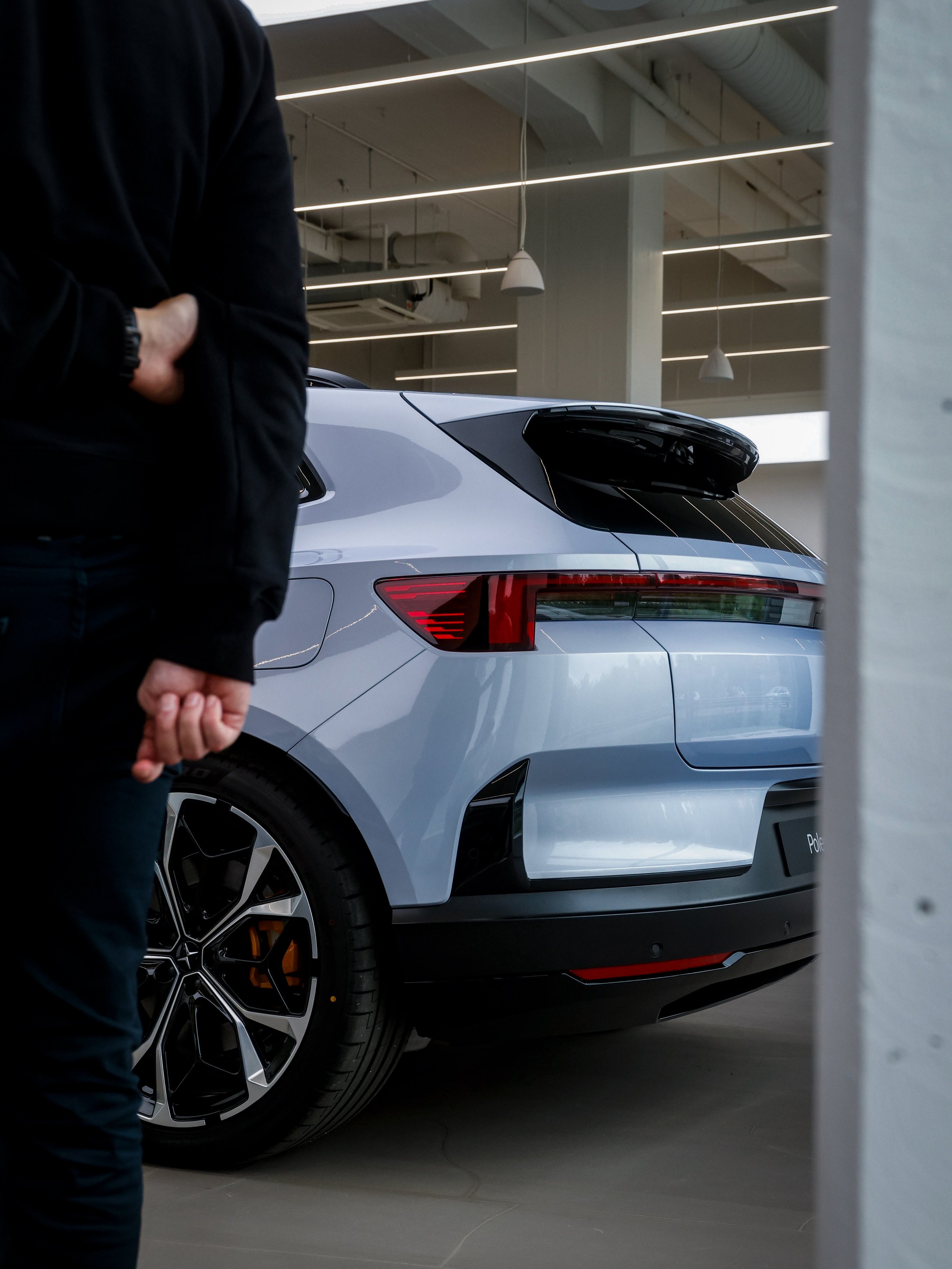 And we meet again, Polestar 4 SUV.
A very nicely put and balanced product with fun little details that I enjoyed exploring. I can see it selling well. 

If you&rsquo;re in Helsinki then aim for Herttoniemi to see this buddy before it leaves after thi