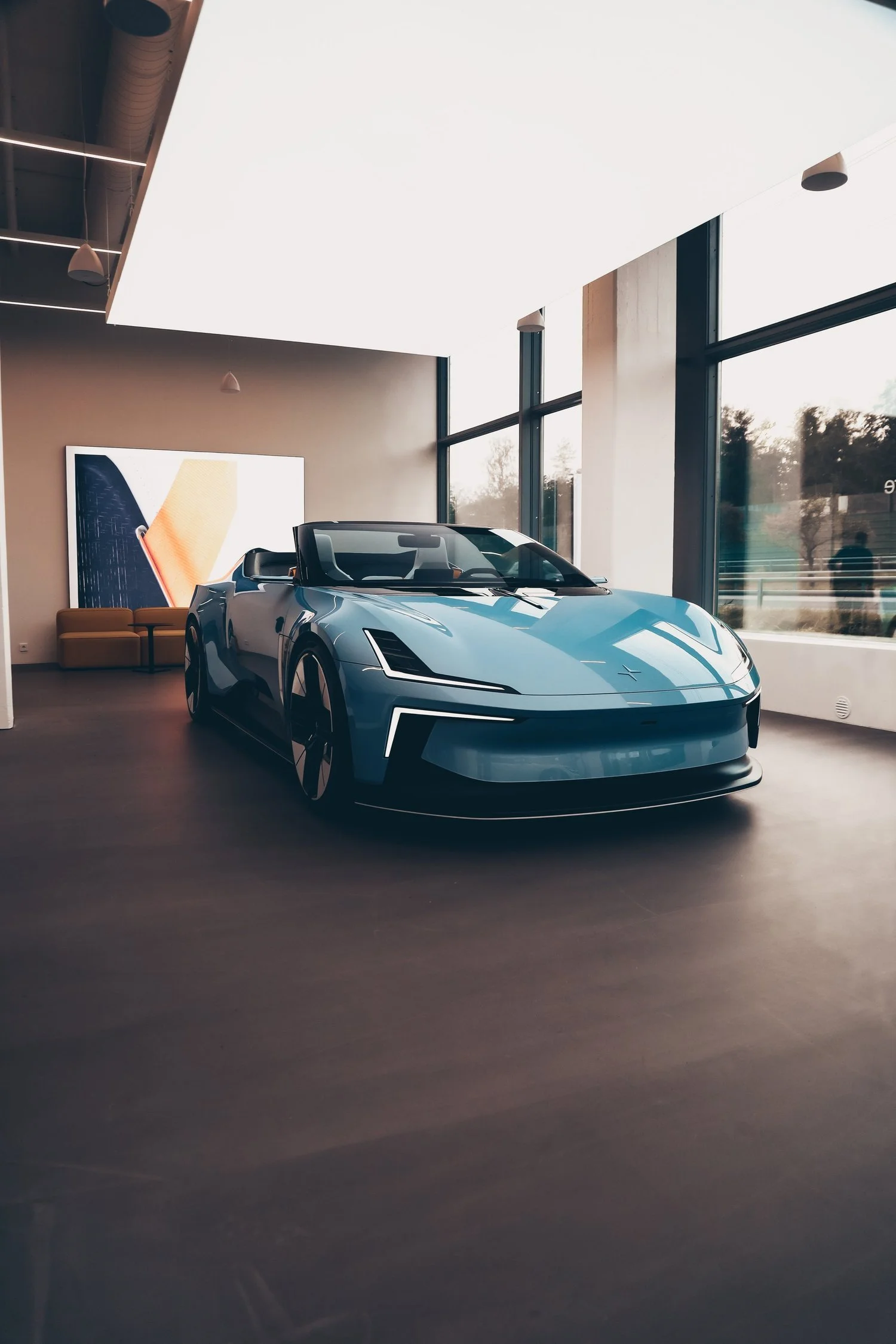 Polestar 6 in Helsinki Polestar Space, photographed by Annika Miftakhova
