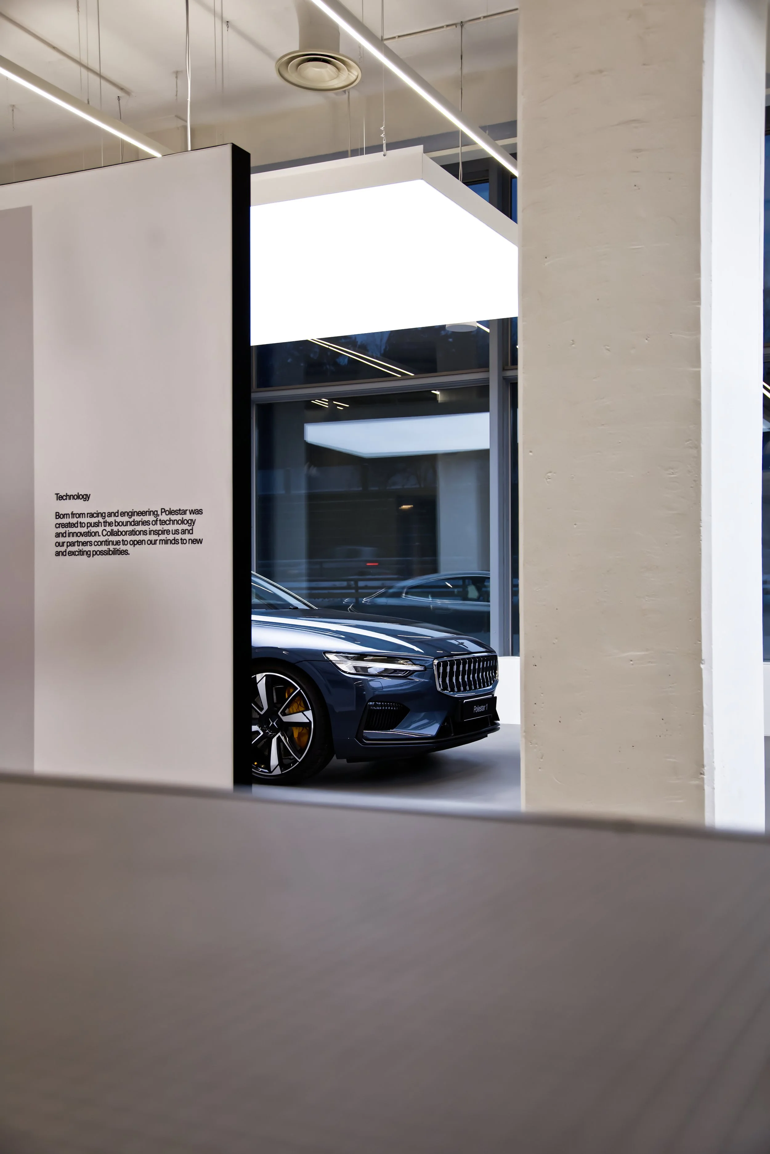Polestar 1 in Helsinki Polestar space, photographed by Annika Miftakhova