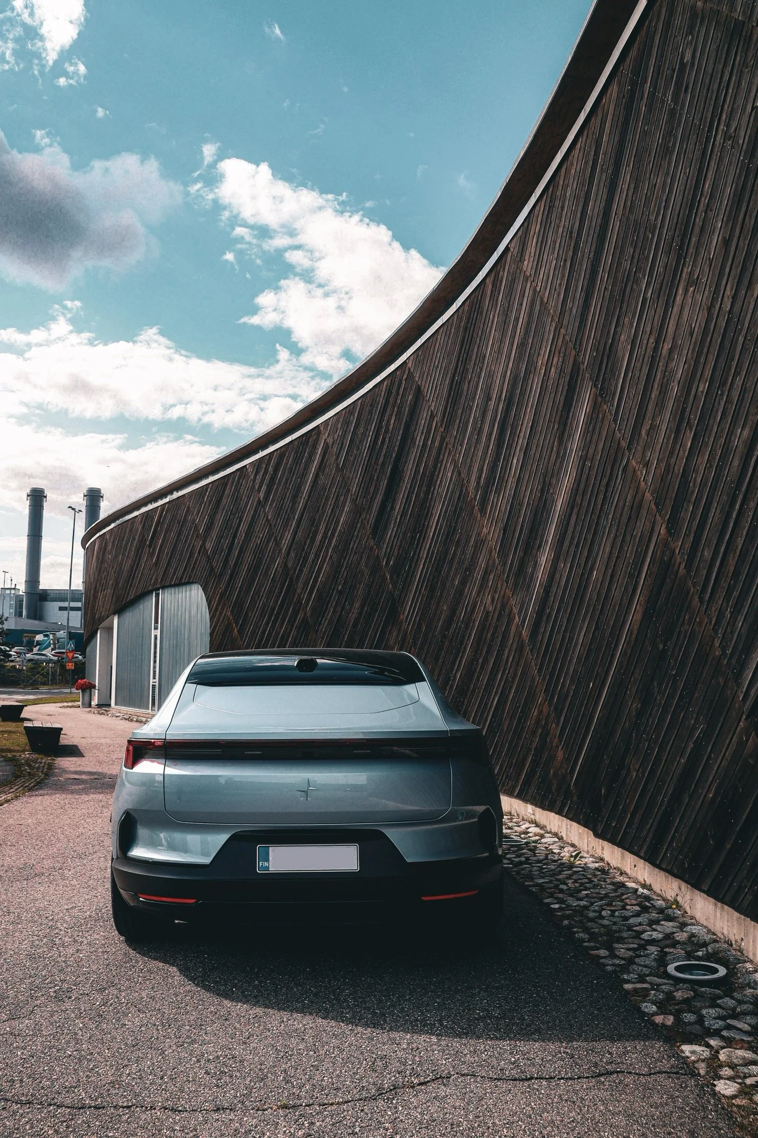 Polestar 4 out in Helsinki, photographed by Annika Miftakhova